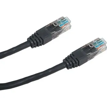 Kabel DATACOM Patch cord UTP CAT5E 1,5m černý