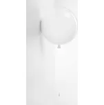 Brokis Memory, nástěnný svítící balonek ze bílého skla, 1x15W E27, prům. 40cm