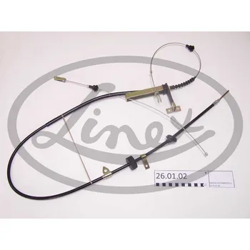 Lanko parkovací brzdy Tazne lanko, provozni brzda, , B00144150, B00144150D, B00144150E, LINEX, 26.01.02