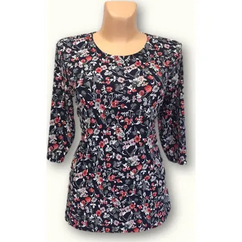 Dámská tunika Trička a halenky, Barva Modrá, Velikost M40 , Materiál 98% Polyester 2% Lycra