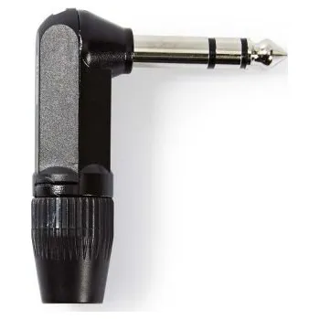 Audio kabel Nedis PROFI KONEKTOR JACK 6.3 stereo kovový uhlový