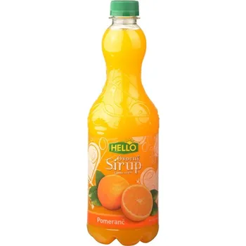 Sirup Hello Ovocný sirup Extra hustý pomeranč 700 ml