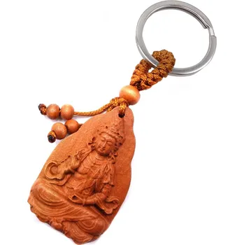 Růženec Woodrow Dřevěný přívěsek Buddha - klíčenka I * amulet * ochranný