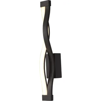 Nástěnné svítidlo Mantra Sáhara Forja, nástěnné LED svítidlo, 6W 2800K stmívatelné dotykem, hnědá, výška 37,6cm