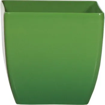 Květináč Obal na květináč hranatý - Coubi DUK zelený 30 x 30 cm