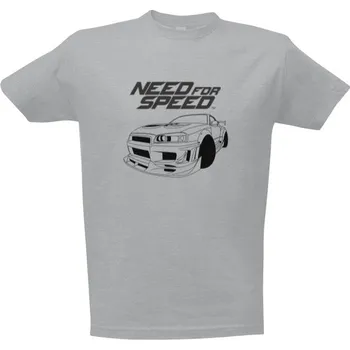 Pánská móda Tričko s potiskem Need for speed pánské