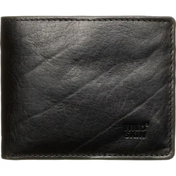 Peněženka Pánská kožená peněženka GORDON Black černá lesklá