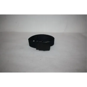 Opasek Opasek, pásek bavlněný s kovovou přezkou USA - černý Velikost: 160 cm