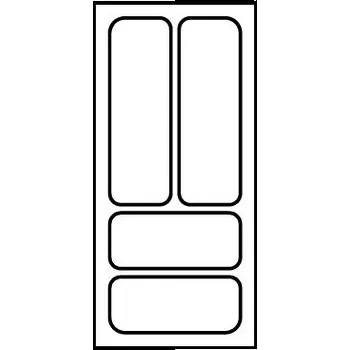 Příborník do zásuvky Poli příborník do zásuvky 300 Comfort barva: bílá