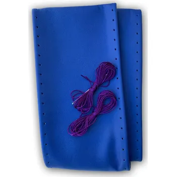 Potah na volant Kožená omotávka volantu 44-46cm – modrá