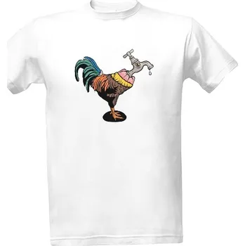 Tričko s potiskem Kohoutek pánské