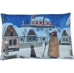MÚ Brno Lada Půlnoc polštář 45 x 30 cm