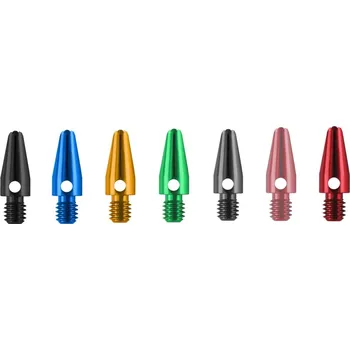 Příslušenství pro šipky Designa Násadky Anodised Aluminium - micro - black