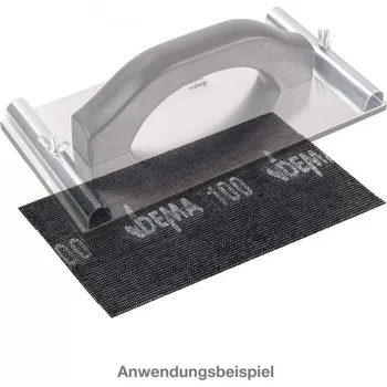 Brusný papír DEMA Brusná mřížka na sádrokarton K100, 115 x 280 mm, 10 ks