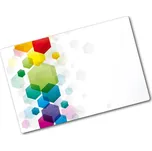 Kuchyňská deska skleněná Barevné krychle
