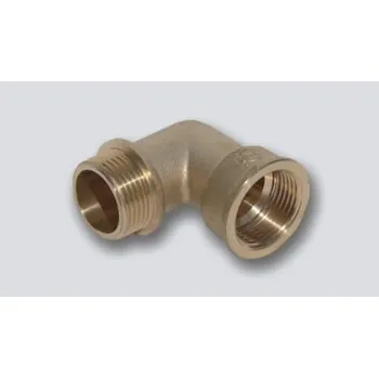 Fitinka H2O mosazné koleno s lemem ŠM 1" x 1"