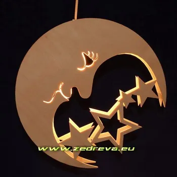 Vánoční dekorace Závěsné - Měsíc II