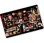 Kuchyňská deska skleněná Výroba kávy