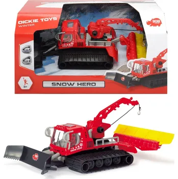 autíčko Dickie Toys Snow Hero Kovová rolba 23 cm
