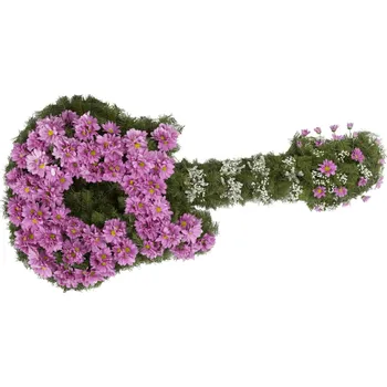 Smuteční dekorace Smuteční věněc Kytara