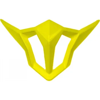 Motodoplněk čelní kryt ventilace pro přilby Cross Pro II, CASSIDA (žlutá fluo)