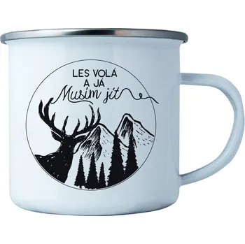 Hrnek plecháček pro myslivce Les volá