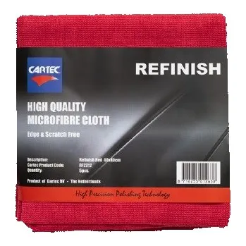 Autovosk CARTEC REFINISH RED Scratch free výhodná sada 5 ks mikrovláken 40x40 cm