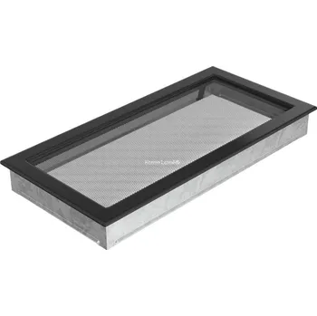 Krbová obestavba Krbová mřížka 17x49 černá