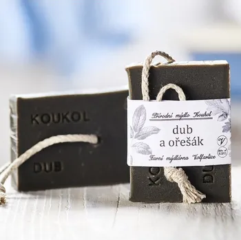 Mýdlo Antibakteriální přírodní mýdlo Koukol DUB A OŘEŠÁK 80g