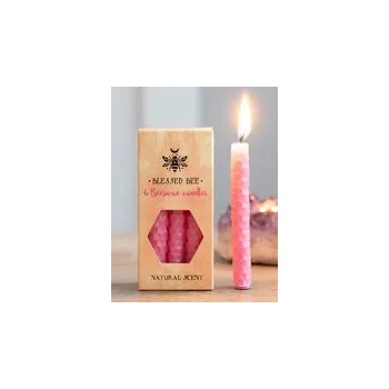 Svíčka Svíčky růžové Blessed Bee - Friendship