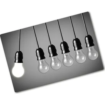 Kuchyňské prkénko Kuchyňská deska skleněná Šest žárovek