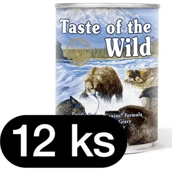 Krmivo pro psa Taste of the Wild TOW Pacific Stream Can Dog 12x390 g