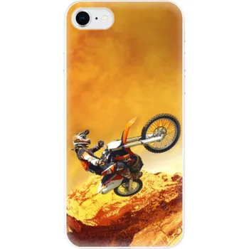 Pouzdro na mobilní telefon Odolné silikonové pouzdro iSaprio - Motocross - iPhone SE 2020