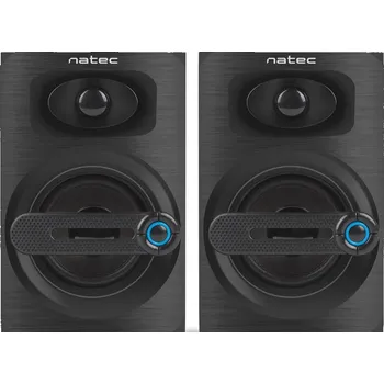 Natec reproduktory COUGAR/Stereo/6W/Černá
