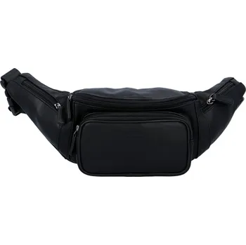 Ledvinka Pánská kožená ledvinka černá - Hexagona Deux černá