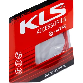 Lanko pro jízdní kolo KELLYS Bowden řazení KLS 250 cm, red, 1pc