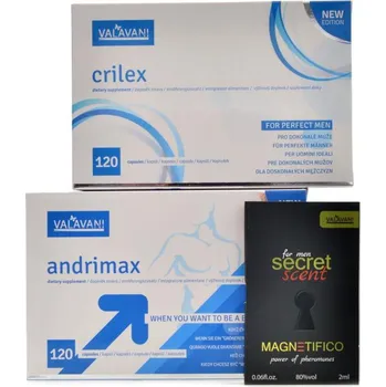 Valavani Crilex 120 + Andrimax 120 + secret scent pro muže