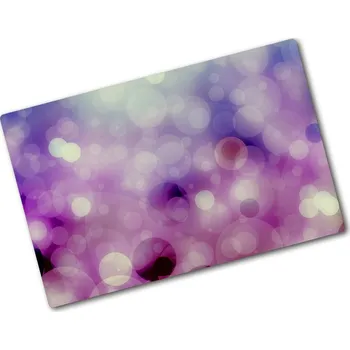 Kuchyňské prkénko Deska na krájení skleněná Fialová kola