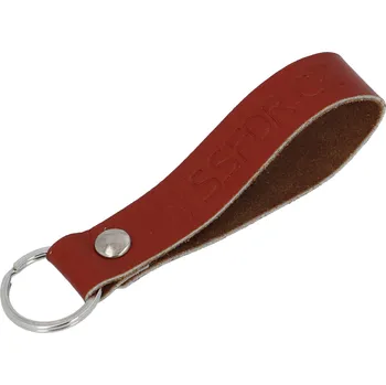Peněženka Kožená klíčenka poutko na klíče hnědá - SSFDR Azuro hnědá