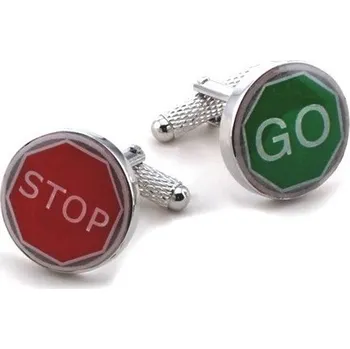 Manžetový knoflíček Manžetové knoflíčky stop and go