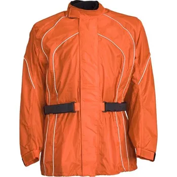 Moto bunda Motocyklová bunda do deště Lookwell HIKER oranžová Velikost: S