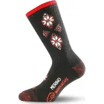 Lasting merino lyžařské ponožky SCK černé - XL (46-49)