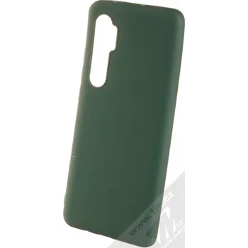 Pouzdro na mobilní telefon 1Mcz Matt TPU ochranný kryt pro Xiaomi Mi Note 10 Lite tmavě zelená (forest green)