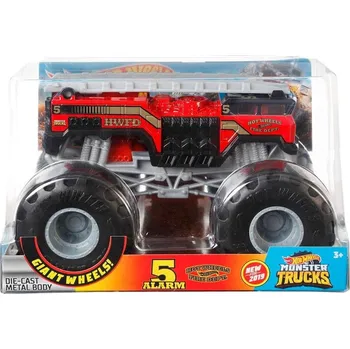 autíčko Hot Wheels Monster Trucks 5 Alarm