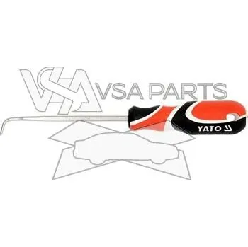 Čisticí prostředek na koerce a čalounění YATO Šídlo háčkové 90°