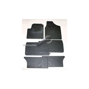 autokoberec Gumové koberce přesně tvarované Ford GALAXY (kulatá fixace) -- od roku výroby 1996- (6-ti dílná sada)