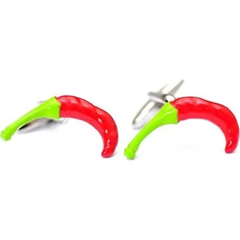 Manžetový knoflíček Manžetové knoflíčky chilli papričky feferonky