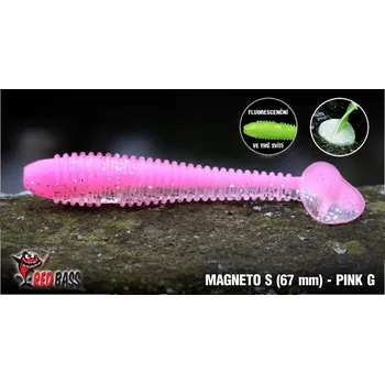 Umělá nástraha Ripper Redbass Magneto S 67 mm Pink G