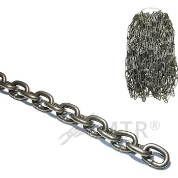 Řetěz MTR Řetěz krátký článek DIN 766, leštěný, svazek Varianta: Řetěz krátký článek DIN 766, leštěný, svazek 4mm leštěný