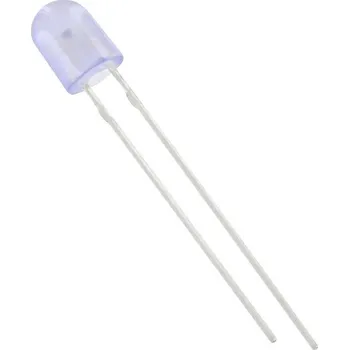 Polovodič TRU COMPONENTS 1577496 LED s vývody modrá oválný 5 mm 650 mcd 110 °, 50 ° 20 mA